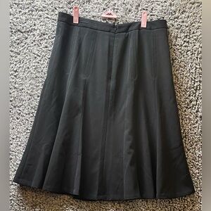 East5th Women’s Black flare skirt size 14 knee length